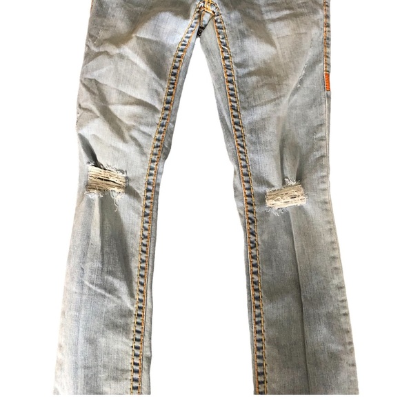 TRUE RELIGION Slim Straight let-out Hem Super T Jeans - Picture 11 of 16